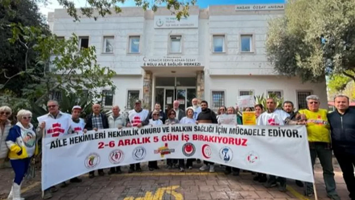 Aile hekimleri Bodrum’da yeni yönetmeliğe tepki gösterdi