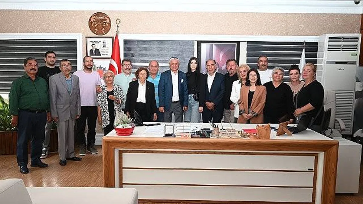 CHP Kemer İlçe Yönetiminden Başkan Topaloğlu’na ziyaret