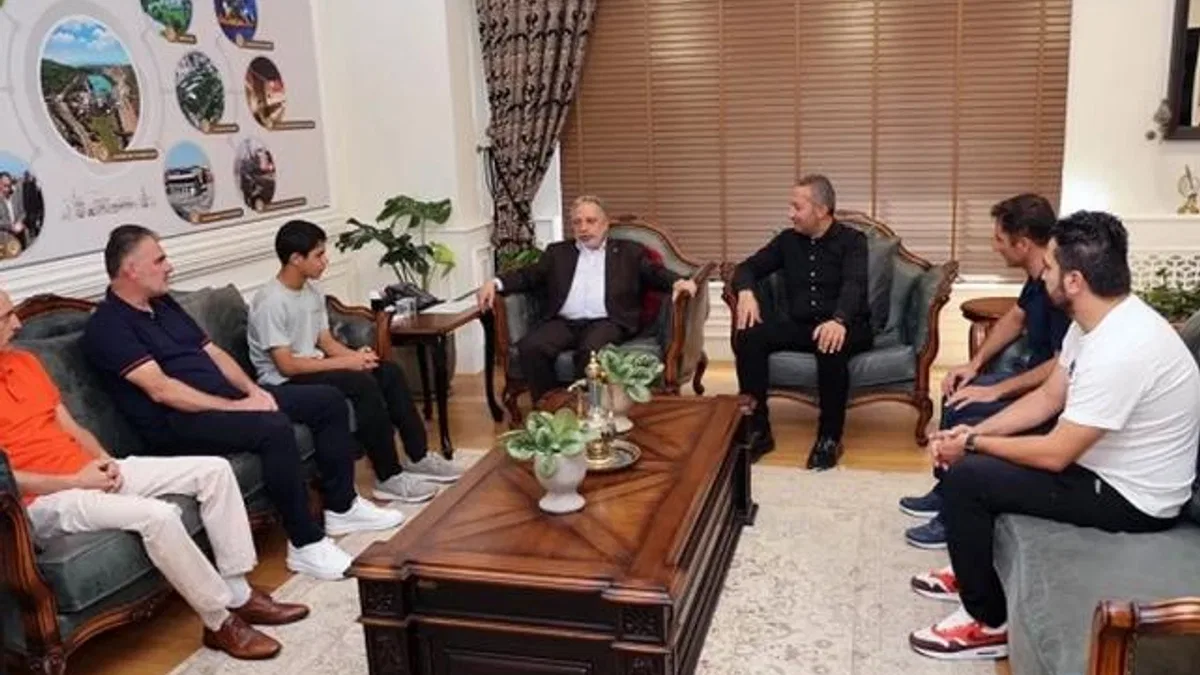 Mustafa Çiğdem’den Başkan Yalçın’a ziyaret