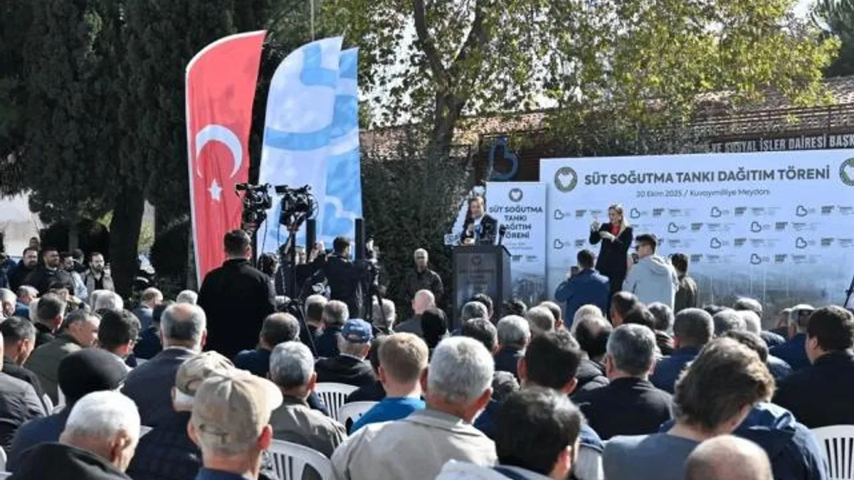 Balıkesir’de süt üreticisine soğuk zincir desteği
