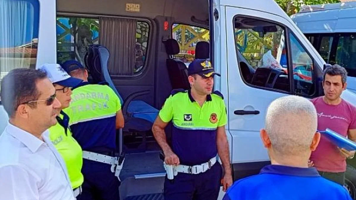 Kemer’de servis denetimleri