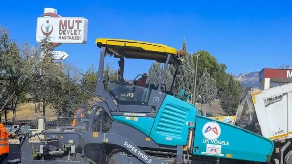 Mersin Mut’ta ulaşım konforu artıyor
