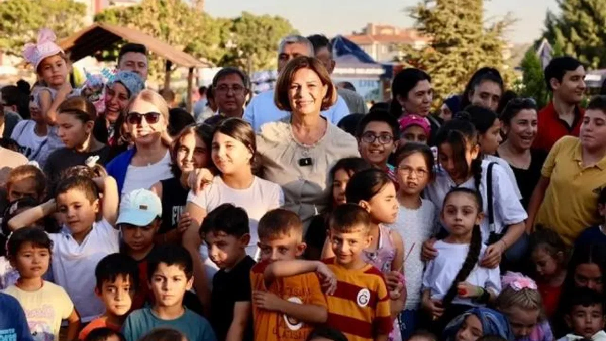 Eskişehir’de mahalle şenliği miniklere neşe getirdi