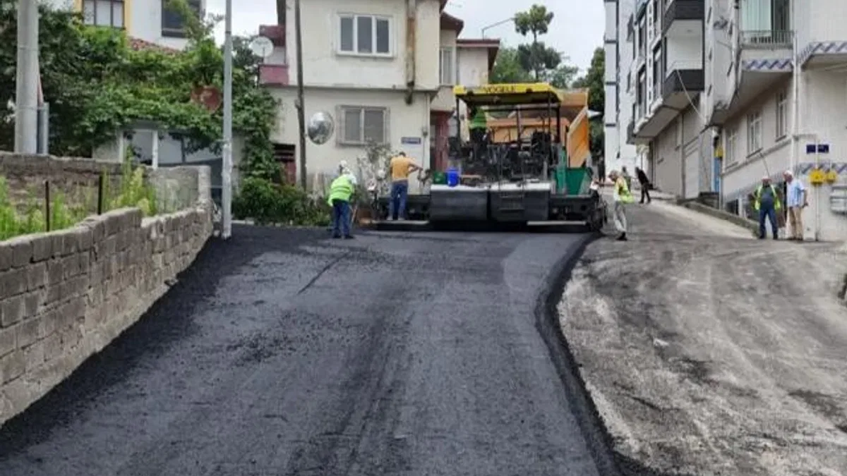 Ordu Ünye’nin ulaşımına sıcak asfalt dokunuşu