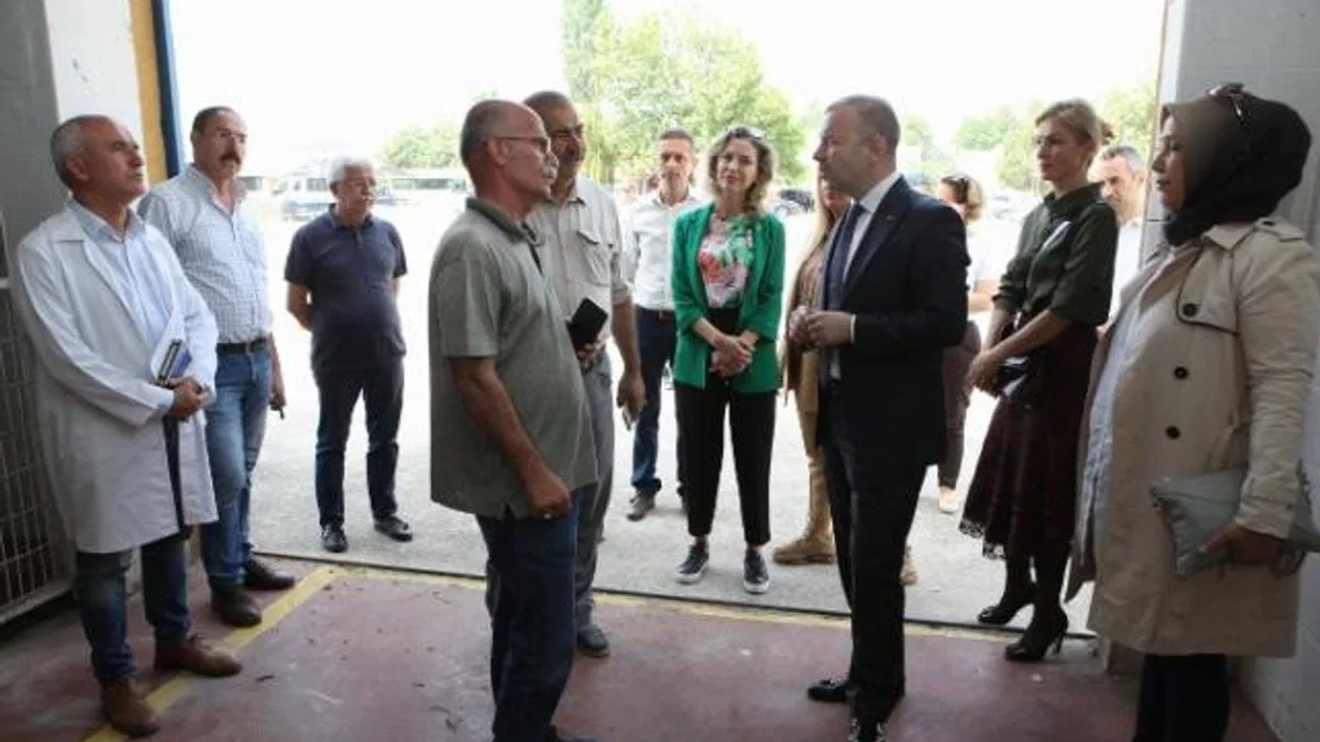 Nilüfer Kaymakamı Süzen’den Kurban Bayramı hazırlıklarına inceleme