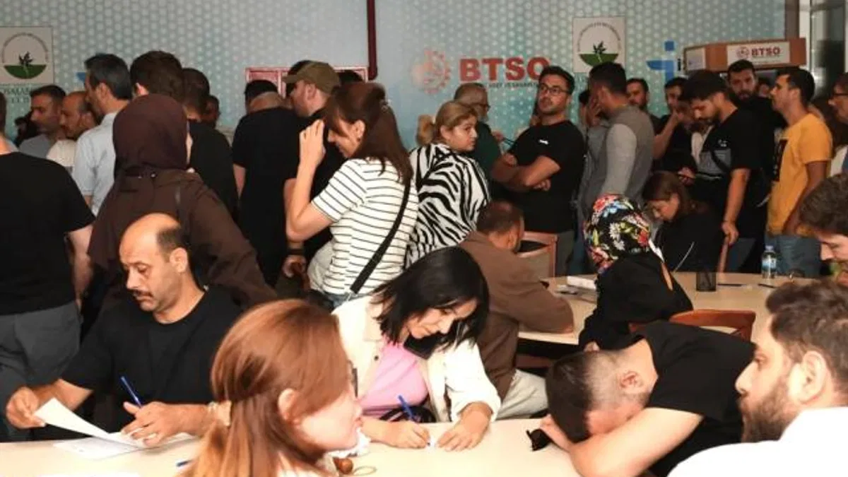 Osmangazi’de istihdam buluşması doldu taştı