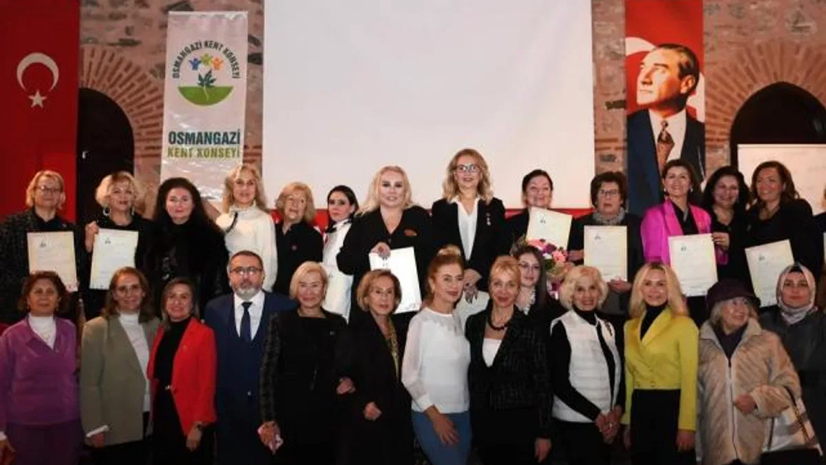 Bursa Osmangazi’de Türk Medeni Kanunu’nun kabulünün 99’uncu yılı kutlandı