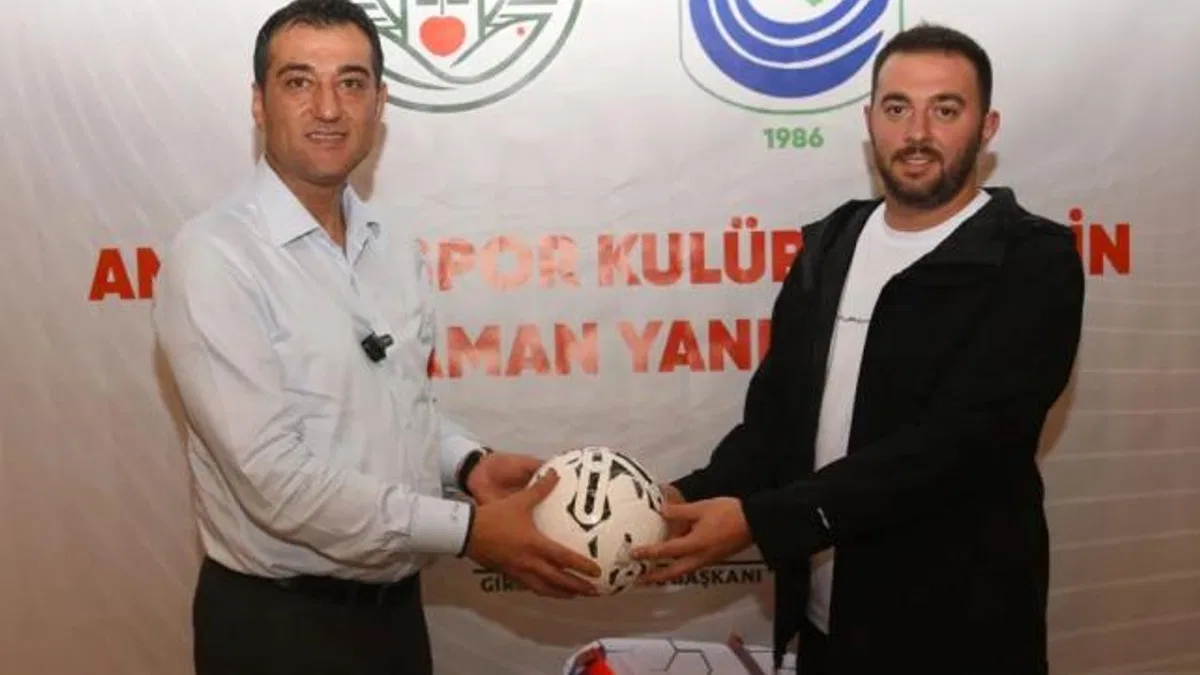 Belediyeden amatör kulüplere malzeme desteği