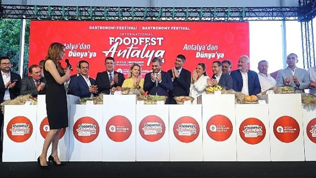 3. Uluslararası Foodfest Antalya Gastronomi Festivali başladı