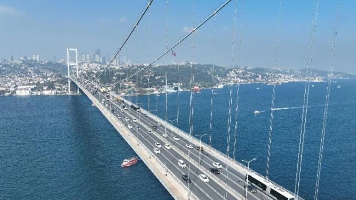 Türkiye’de en çok araç FSM Köprüsü’nden geçiyor
