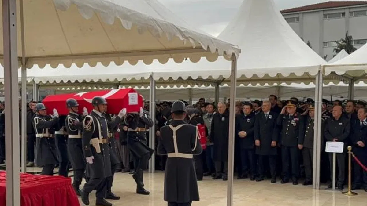 Bursa’da şehit Uzman Çavuş’a veda