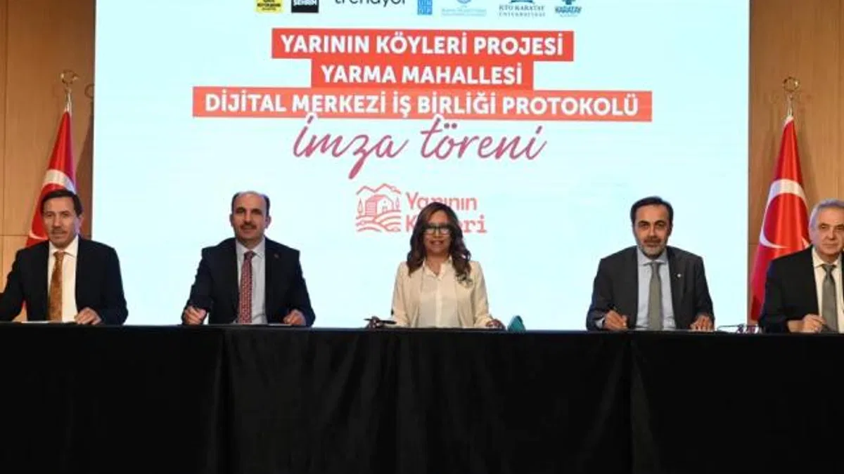 Konya’da “Yarının Köyleri” ile kırsal hamle