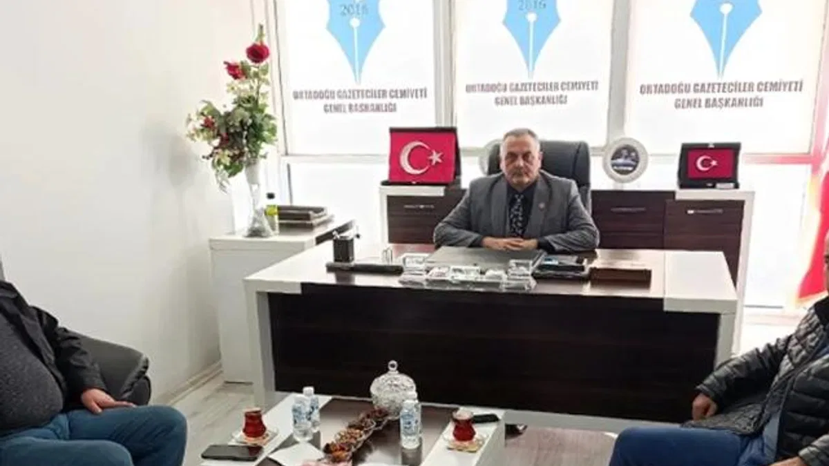 Mesut Demir ve İsrafil Avcı’dan Ağrı’da OGC Genel Başkanı Aydın’a ziyaret