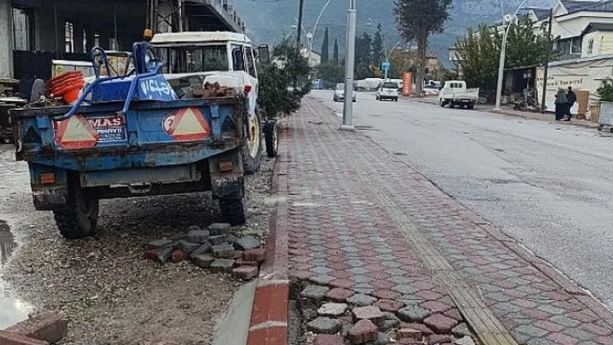 Kemer’de altyapı çalışmaları sürüyor