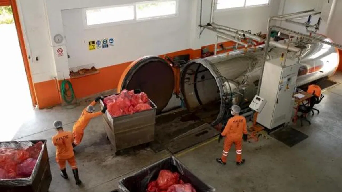 Mersin’de tıbbi atıklar güvenle bertaraf ediliyor