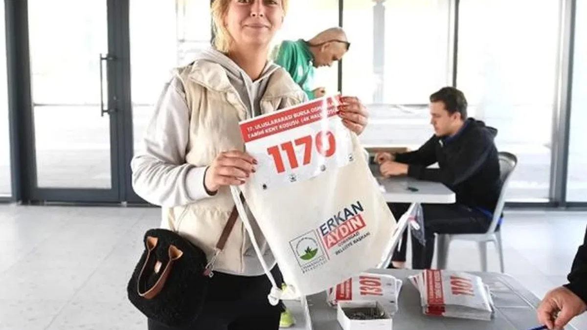Bursa Osmangazi’de tarihi koşuya katılacaklar numara aldı