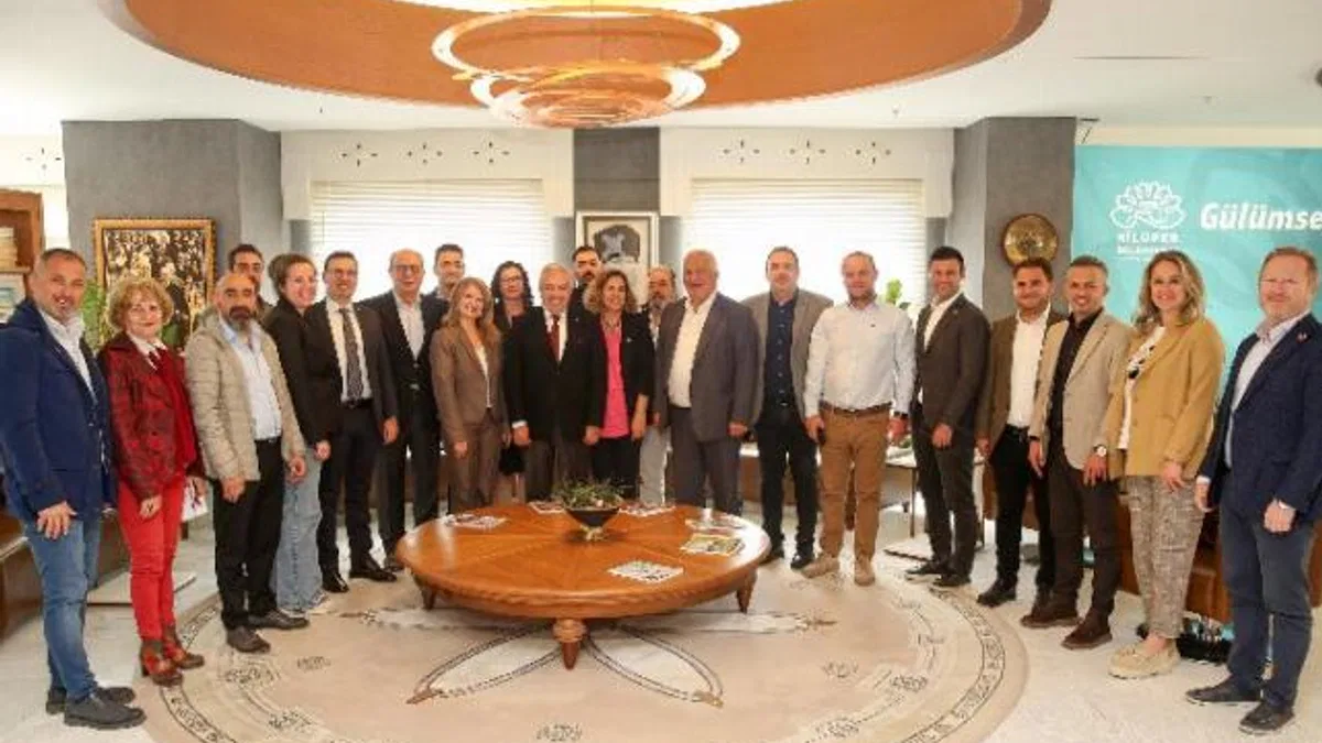Nilüfer Belediyespor yönetiminden Başkan Özdemir’e ziyaret