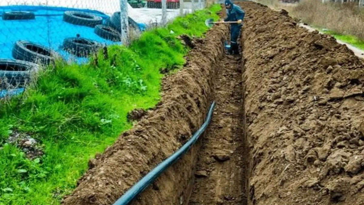Balıkesir Bigadiç’e bin metrelik yeni içme suyu hattı