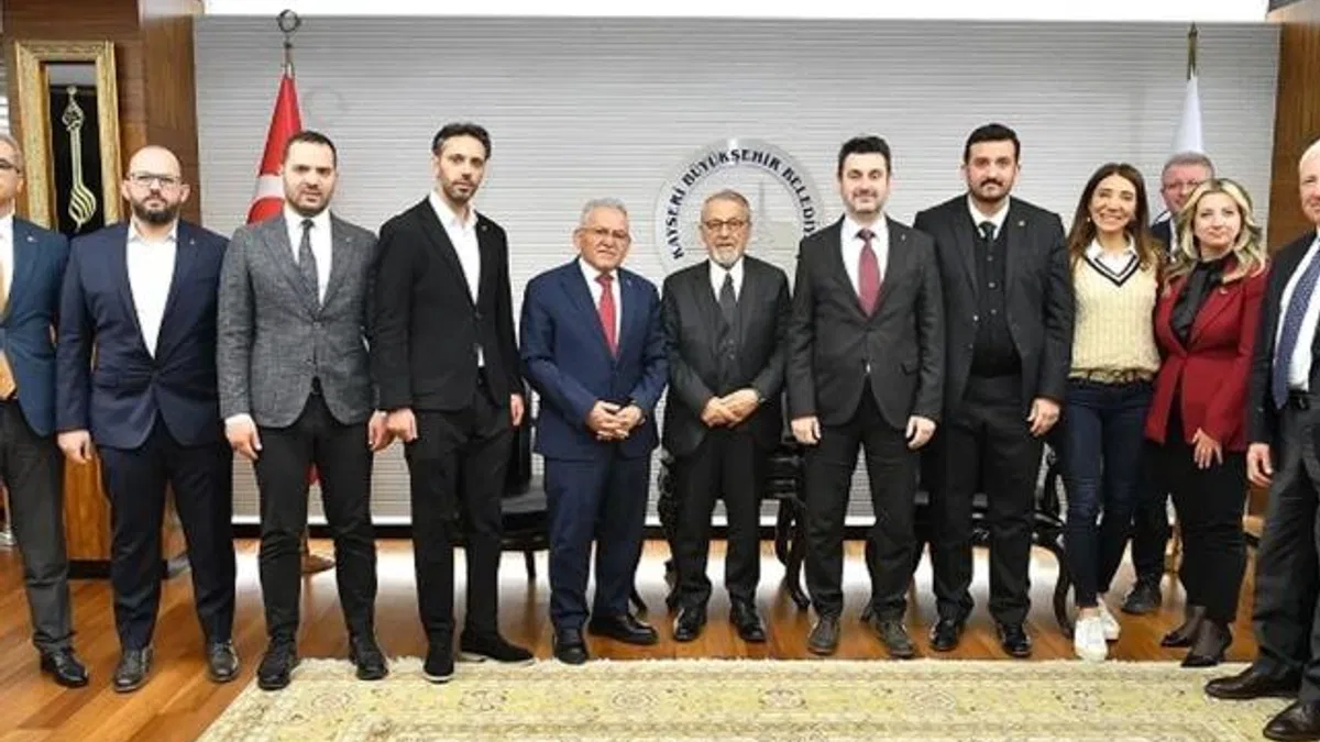 Kayseri Büyükşehir Prof. Dr. Naci Görür’ü ağırladı