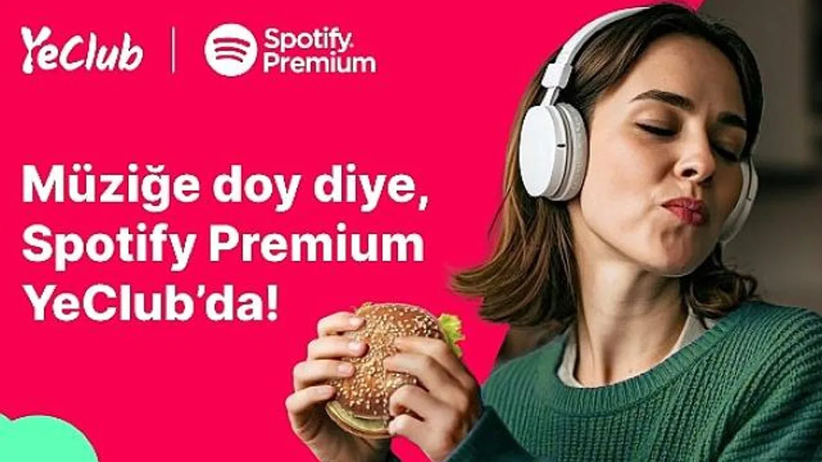 Yemeksepeti’nden YeClub Üyelerine 3 Aylık Spotify Premium Fırsatı