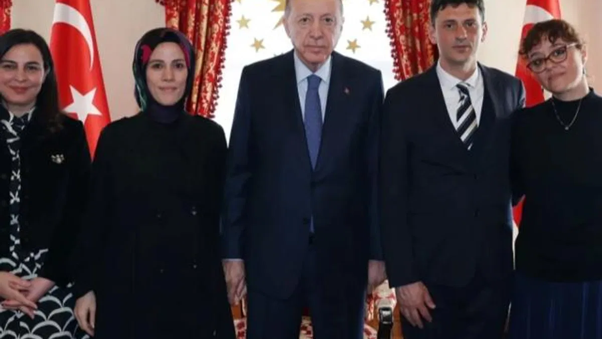 Cumhurbaşkanı Erdoğan, Minguzzi ailesini kabul etti