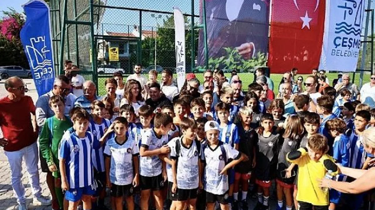 Ilıca Ahmet Keleş Spor Tesisi Yeni Haliyle Çocuklarla Buluştu