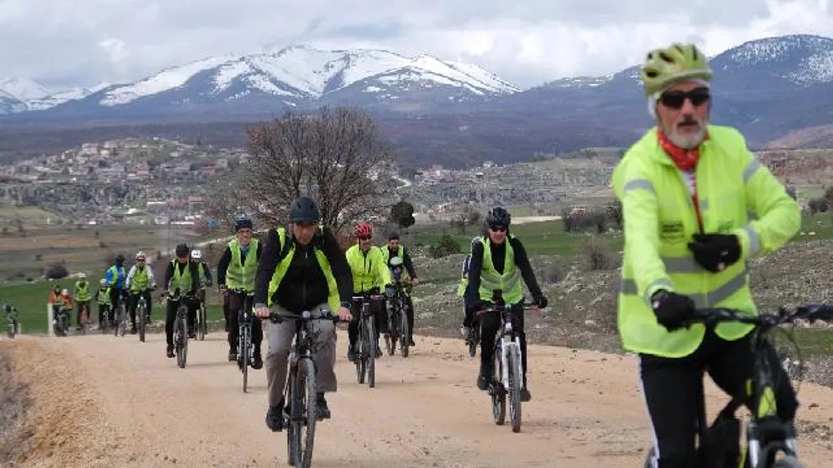 Konya’da pedallar tarih ve doğaya çevrildi