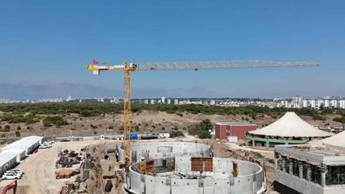 Lara Atıksu Arıtma Tesisi’nde çalışmalar tam gaz