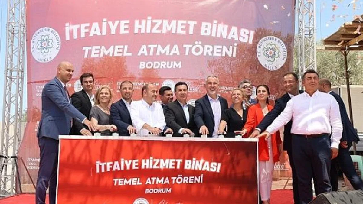Bodrum İtfaiye Hizmet Binasının Temeli Atıldı