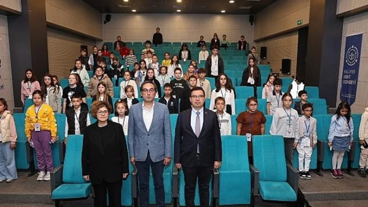 Nilüferli çocuklar demokrasi şöleni yaşadı