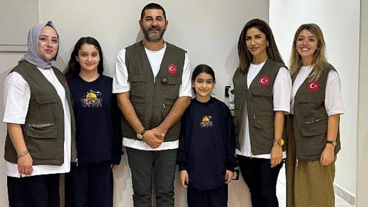 “Bağcılar’daki engelli kursiyerler Gazzeli çocuklar için eşofman diktiler”