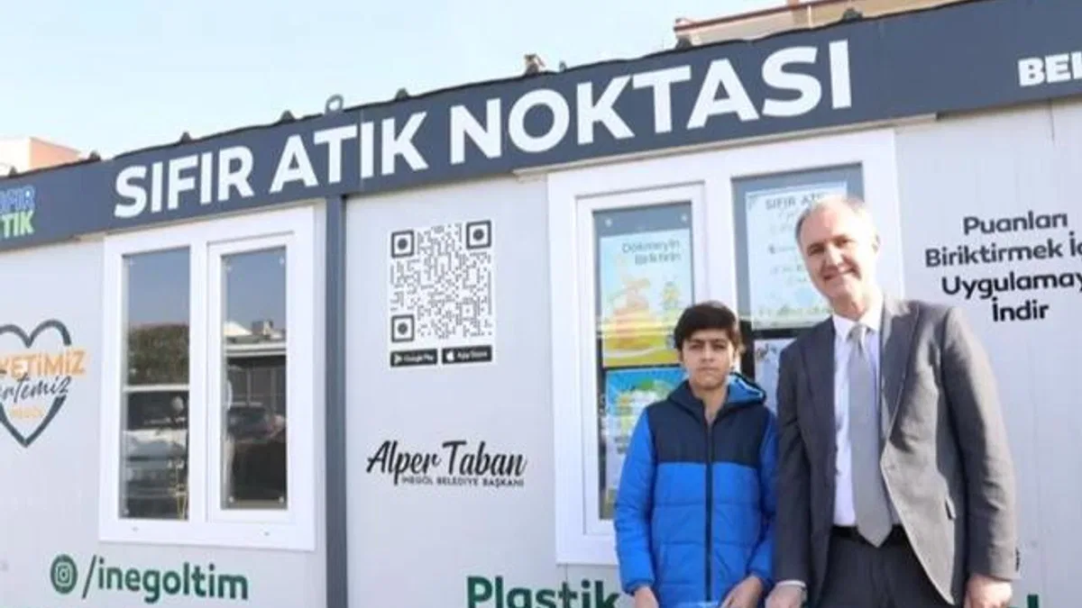 Bursa İnegöl’de 2 yeni sıfır atık noktası hizmete girdi