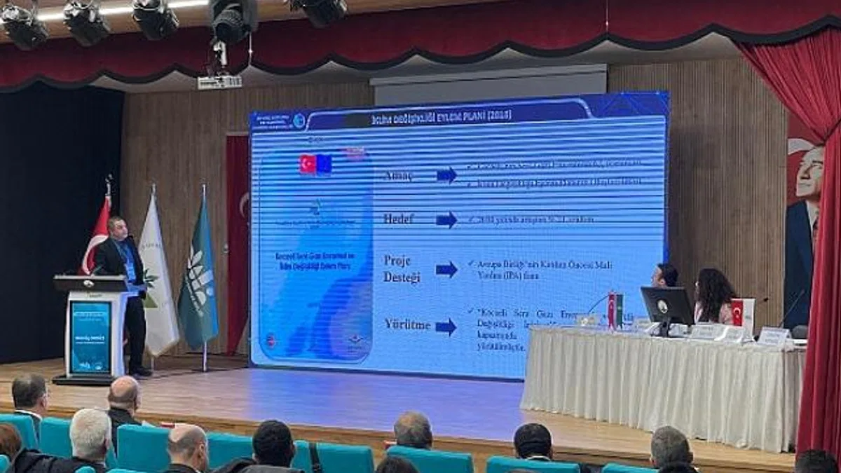 Büyükşehir’den iklim çalışmaları hakkında sunum
