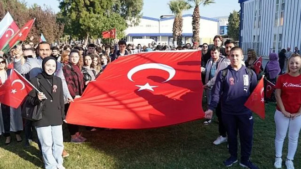 Ege Üniversitesinde, Cumhuriyet Bayramı coşkuyla kutlandı