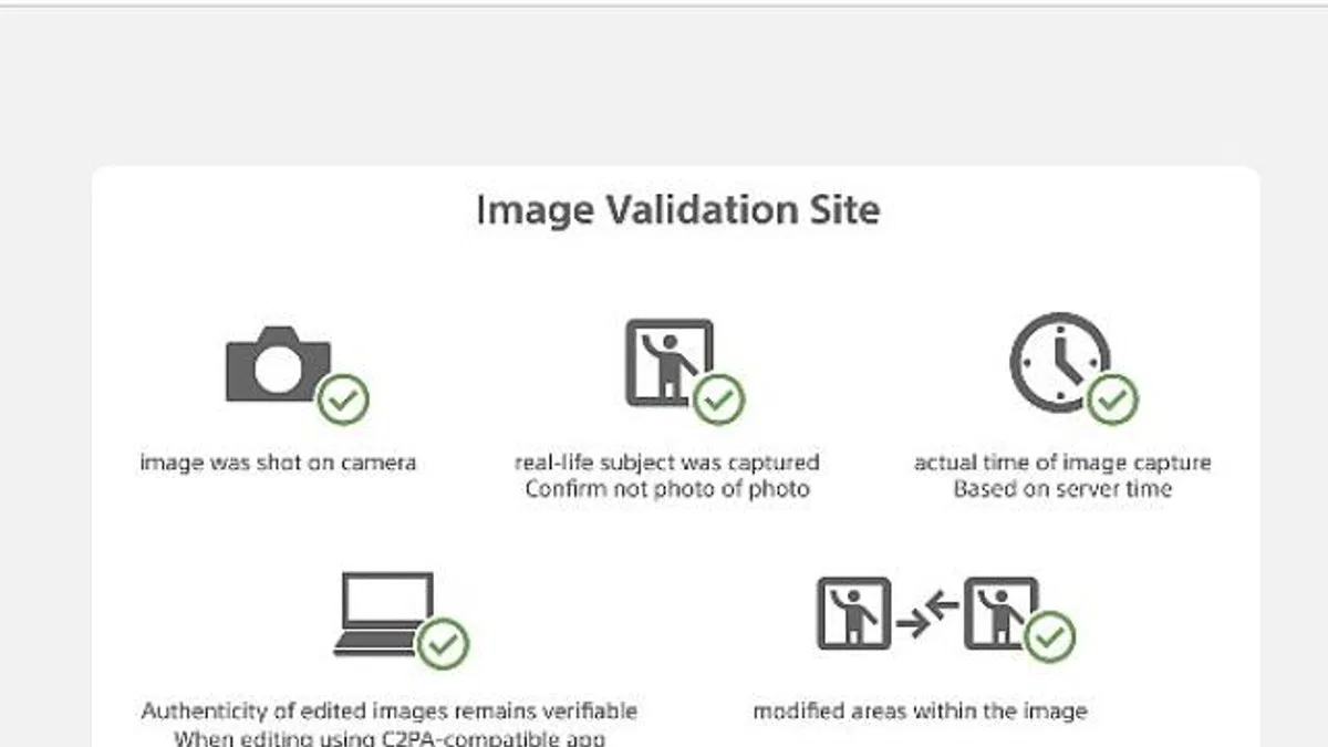 Sony, Haber Kuruluşları İçin Geliştirilen Kamera Kimlik Doğrulama Çözümüne “Camera Verify” Özelliğini Ekledi