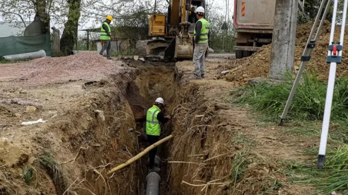 Hattın uzunluğu 7 kilometre olacak: Camili’de atık su altyapısının yüzde 50’si tamam