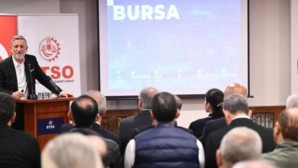 BTSO Başkanı İbrahim Burkay Tarihi Çarşı ve Hanlar Bölgesi Üyeleriyle Buluştu