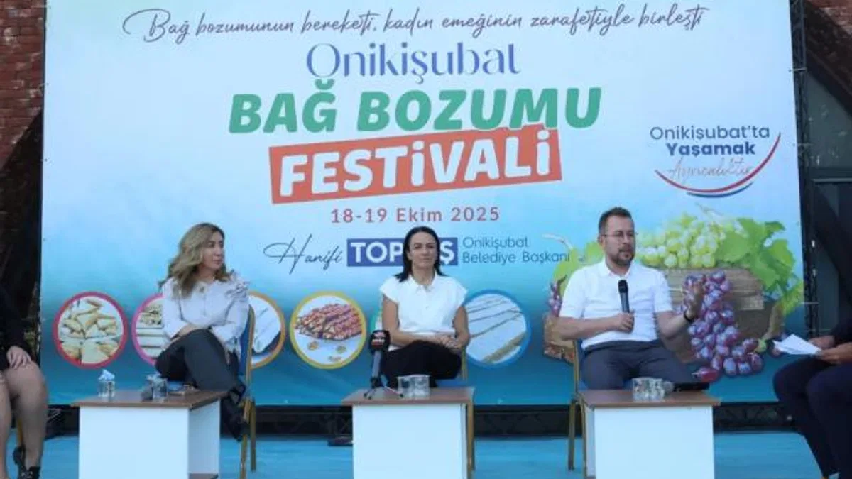 Bağ Bozumu Festivali, gastronomi dünyasının ustalarını Kahramanmaraş’ta buluşturdu