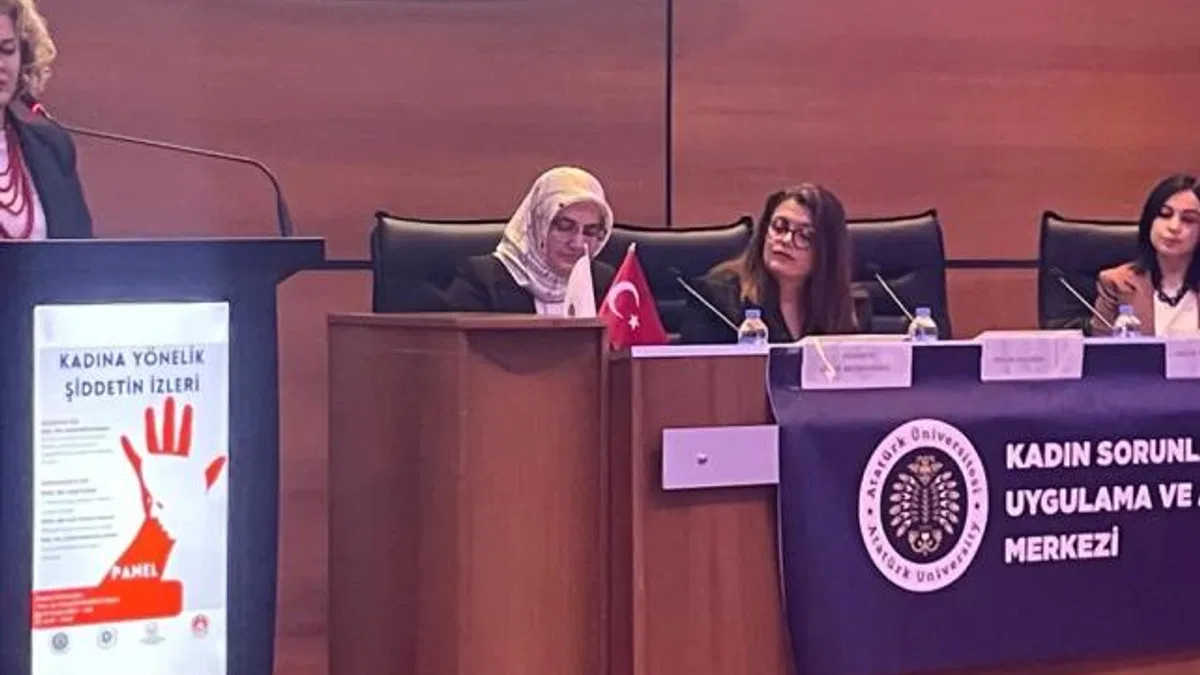 Erzurum’da “Kadına Yönelik Şiddetin İzleri” paneli