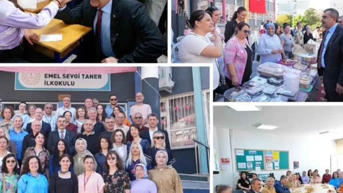 Antalya’da Bakan Tekin’den okul ziyareti