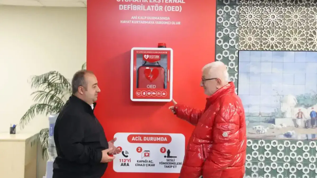Gebze’de kalbi duranlar için OED cihazı dönemi