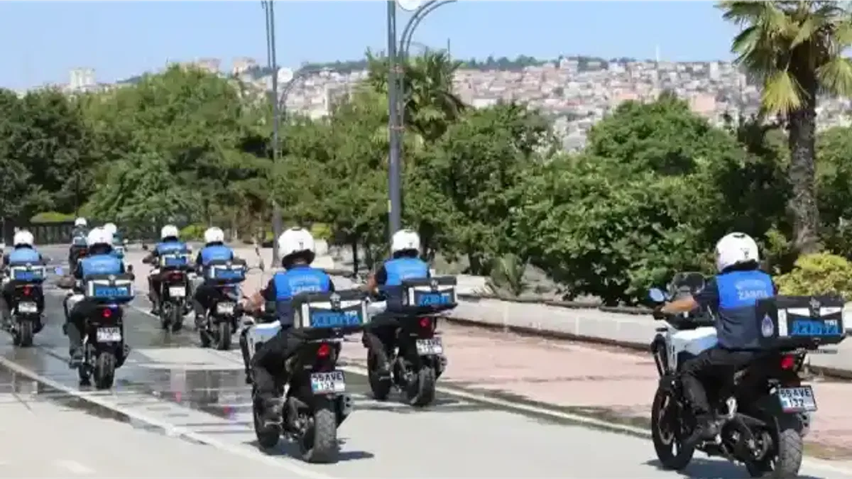 Samsun’da motosikletli zabıta dönemi