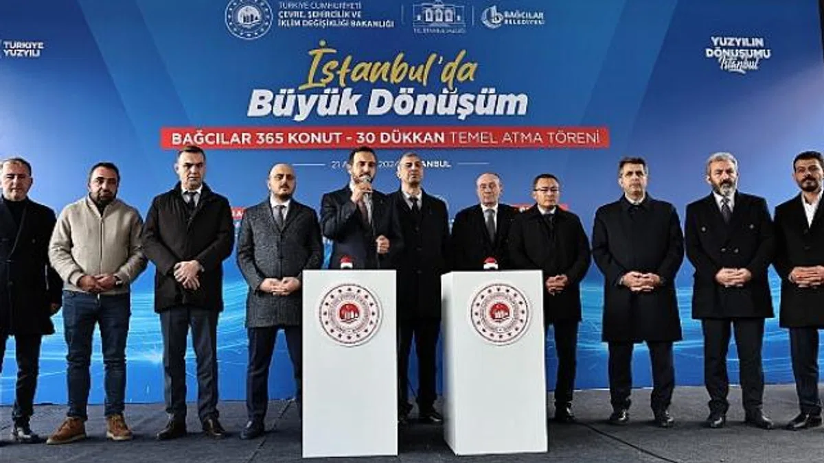 Bağcılar’da Ece Sitesi’nin temeli atıldı