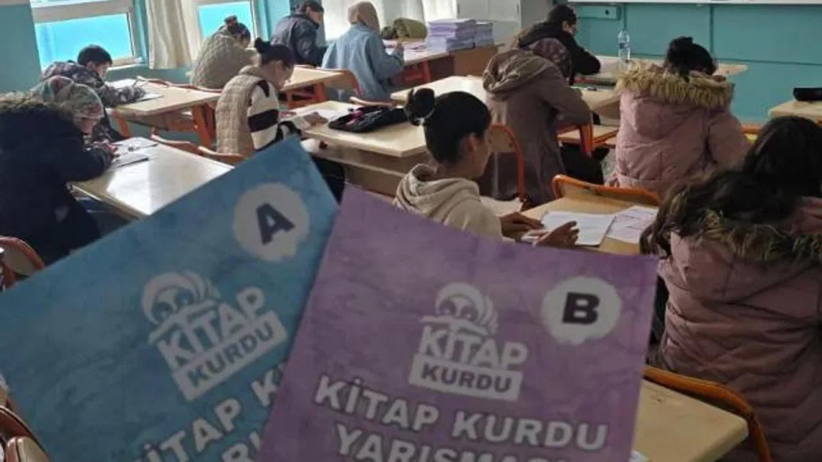 Mardin’de TÜGVA’dan “Kitap Kurdu” sınavı