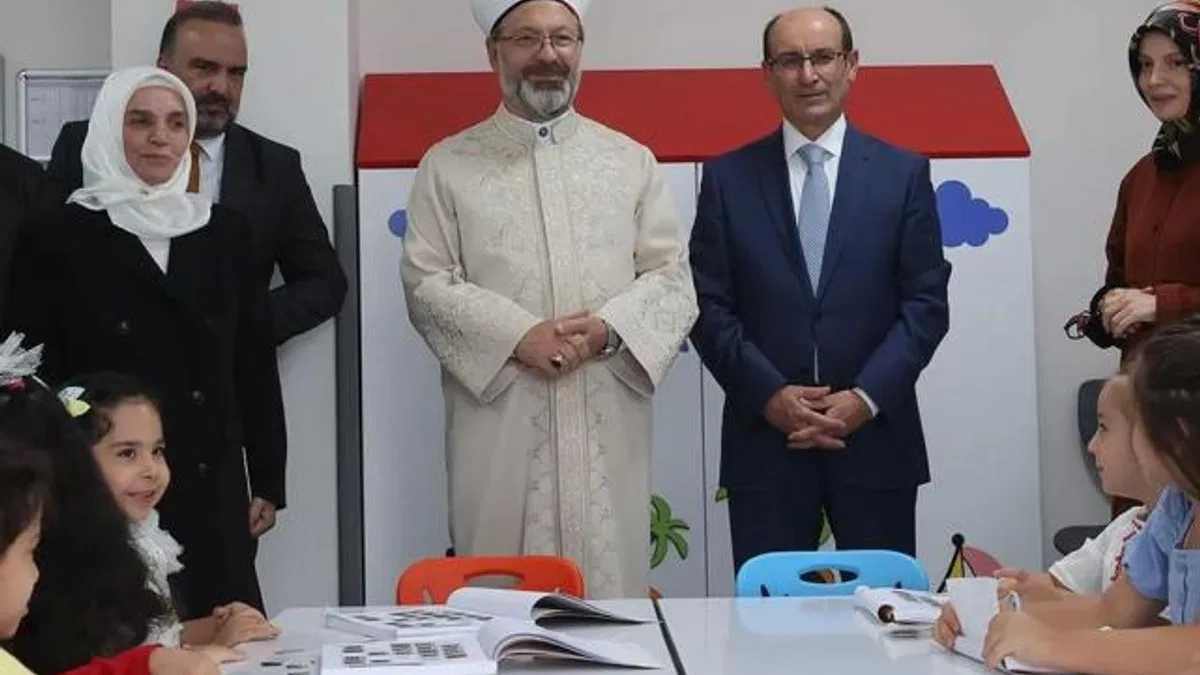 Ankara’da Diyanet’ten 4-6 yaş Kur’an kursu açılışı
