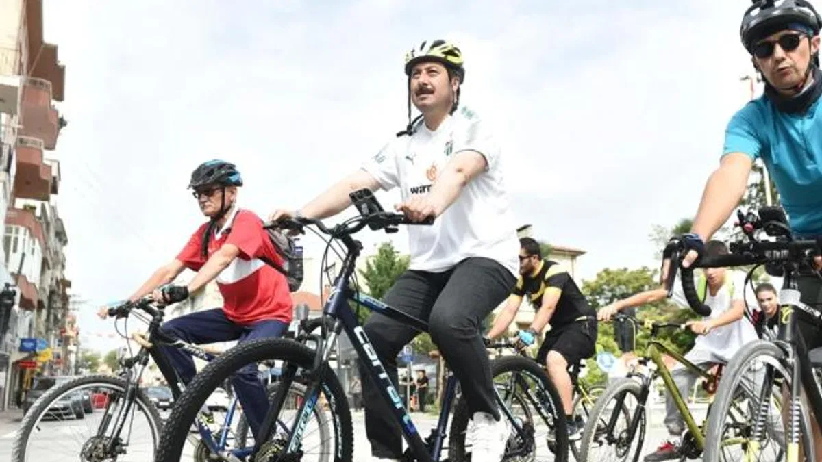 Bursa Yenişehir’de pedallar kurtuluşa çevirildi