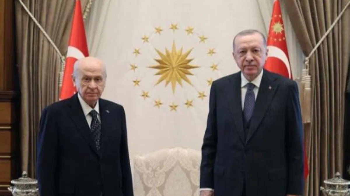 Erdoğan Bahçeli ile buluştu