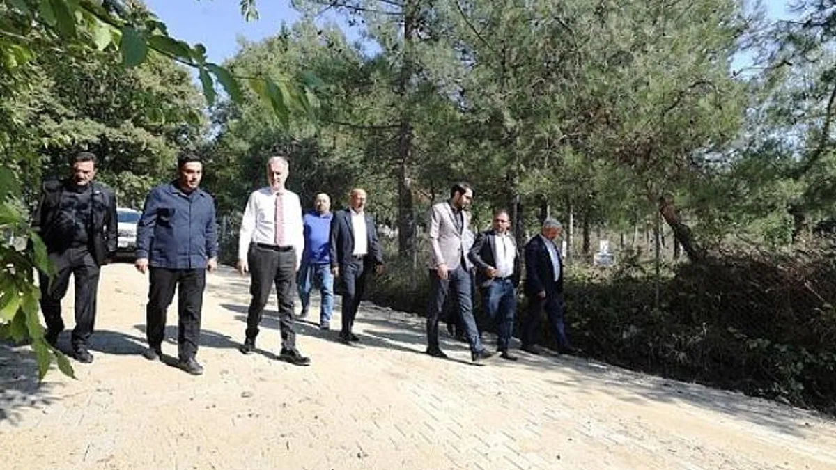 Süle Mahallesi’nde Parke Taş Ve Arazi Yolu Çalışması Tamamlandı
