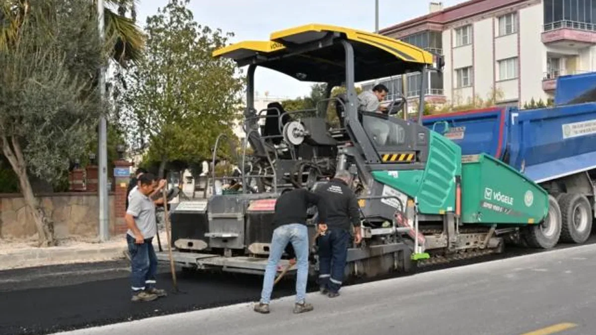 Manisa’da 9 bin ton asfaltla yol konforu arttı