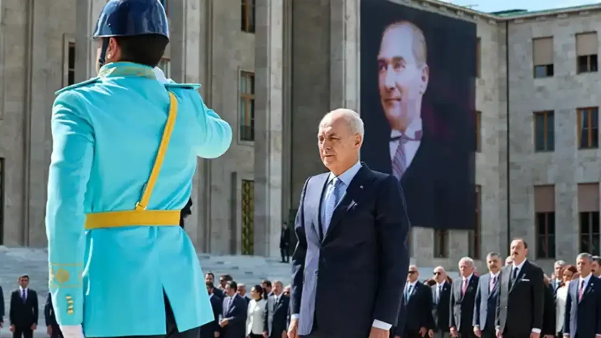 TBMM yeni yasama yılına Anıttaki törenle başladı